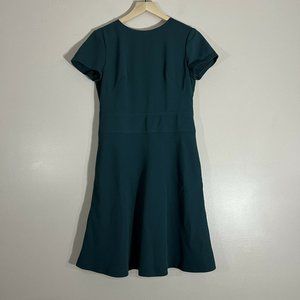 Brooks Brothers Green Shift Career Workwear Dress Zipper Womens Size 4